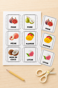 Découvre les fruits : 32 cartes éducatives pour apprendre en s'amusant !
